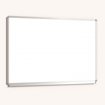 Whiteboard, 100x 70 cm, mit durchgehender Ablage, Stahlemaille weiß, 
